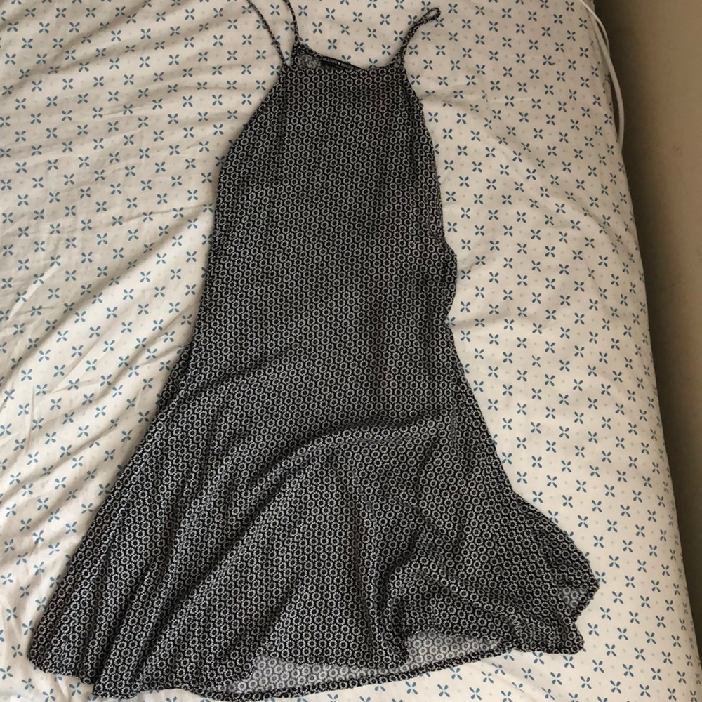 Brandy Melville Black&White Sunflower Dress
